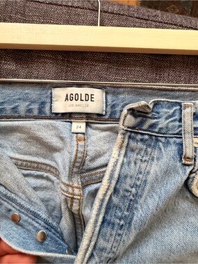 Agolde Light Wash High-Rise Women's Jeans